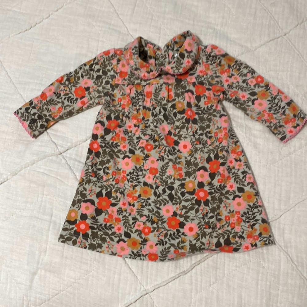 Cotton Floral Mini Boden Dress